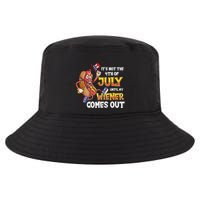 Its Not A Party Until My Wiener Comes Out 4th of July Wiener Cool Comfort Performance Bucket Hat