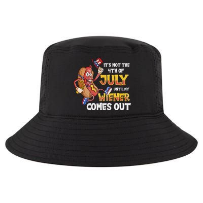 Its Not A Party Until My Wiener Comes Out 4th of July Wiener Cool Comfort Performance Bucket Hat