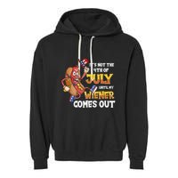 Its Not A Party Until My Wiener Comes Out 4th of July Wiener Garment-Dyed Fleece Hoodie