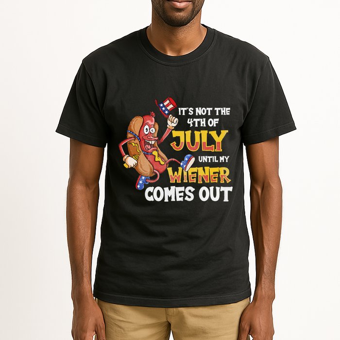 Its Not A Party Until My Wiener Comes Out 4th of July Wiener Tall T-Shirt