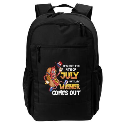 Its Not A Party Until My Wiener Comes Out 4th of July Wiener Backpack