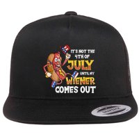Its Not A Party Until My Wiener Comes Out 4th of July Wiener Flatbill Hat