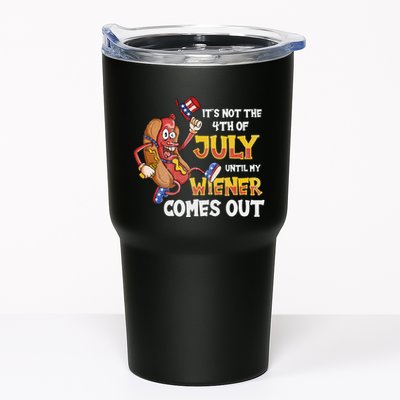 Its Not A Party Until My Wiener Comes Out 4th of July Wiener Tumbler