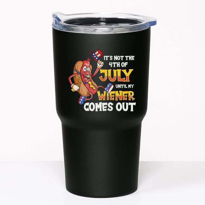 Its Not A Party Until My Wiener Comes Out 4th of July Wiener Tumbler