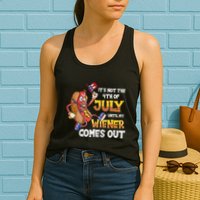 Its Not A Party Until My Wiener Comes Out 4th of July Wiener Womens Tank Top