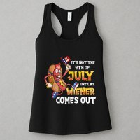 Its Not A Party Until My Wiener Comes Out 4th of July Wiener Womens Tank Top