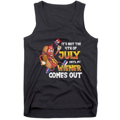 Its Not A Party Until My Wiener Comes Out 4th of July Wiener Tank Top