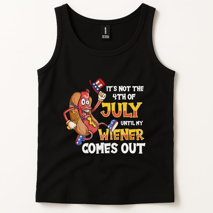 Its Not A Party Until My Wiener Comes Out 4th of July Wiener Tank Top
