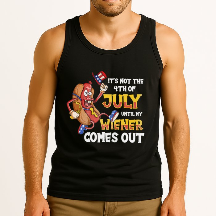 Its Not A Party Until My Wiener Comes Out 4th of July Wiener Tank Top