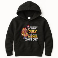 Its Not A Party Until My Wiener Comes Out 4th of July Wiener Kids Hoodie