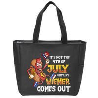 Its Not A Party Until My Wiener Comes Out 4th of July Wiener Zip Tote Bag