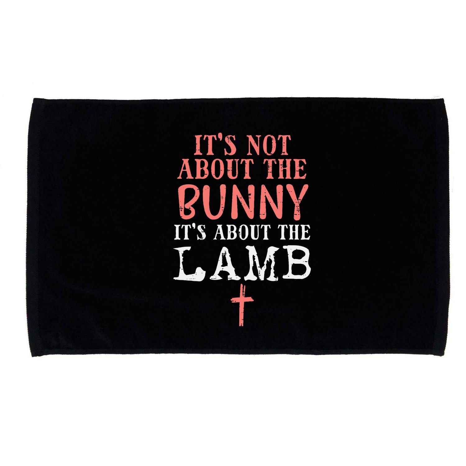 Its Not About The Bunny About Lamb Jesus Easter Christians Microfiber Hand Towel