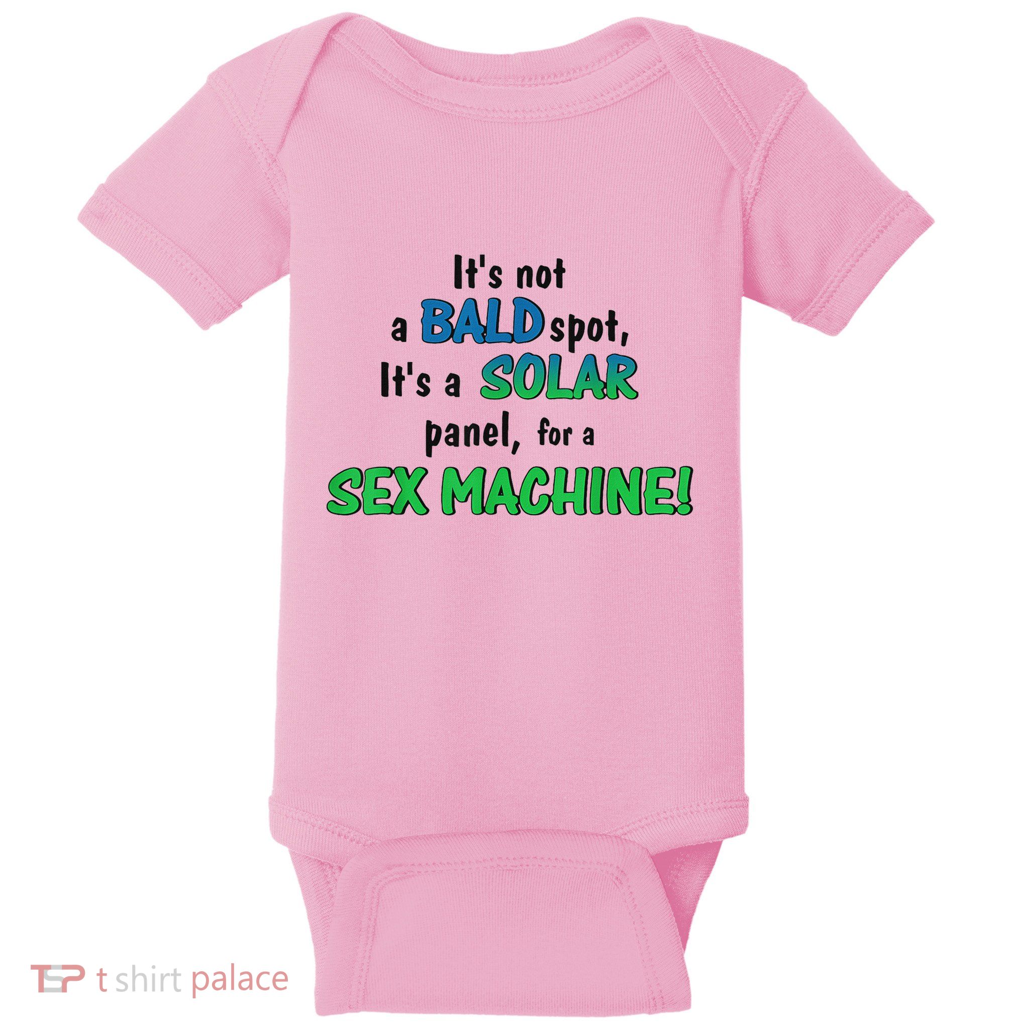 Its Not A Bald Spot Its A Solar Panel Baby Bodysuit