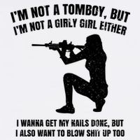 IM Not A Tomboy But IM Not A Girly Girl Either Sweatshirt