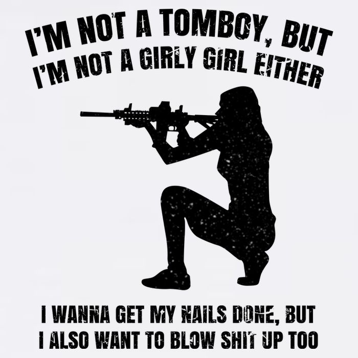 IM Not A Tomboy But IM Not A Girly Girl Either Wool Snapback Cap
