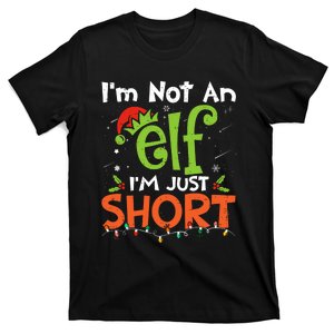 Im Not An Elf Just Short Funny Christmas Xmas T-Shirt