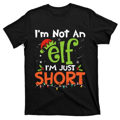 Im Not An Elf Just Short Funny Christmas Xmas T-Shirt