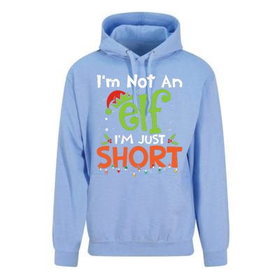 Im Not An Elf Just Short Funny Christmas Xmas Unisex Surf Hoodie