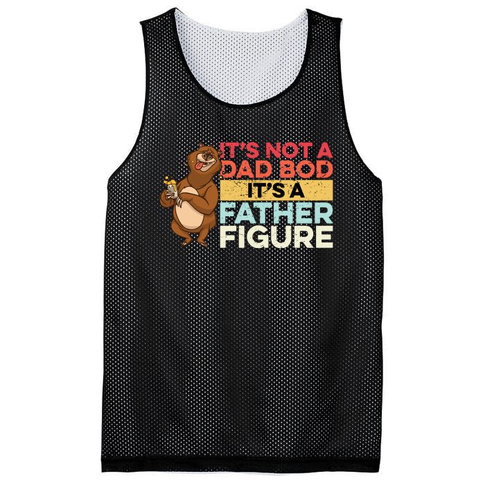 It's Not A Dad Bod It's A Father Figure Mesh Reversible Basketball Jersey Tank