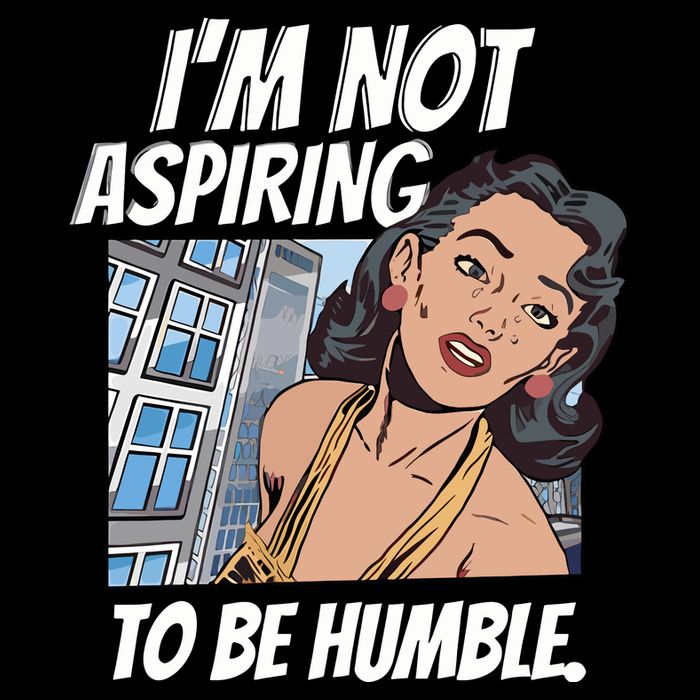 IM Not Aspiring To Be Humble Flat Bill Trucker Hat