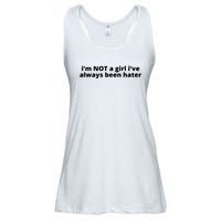 I’M Not A Girl I’Ve Always Been Hater Ladies Essential Flowy Tank