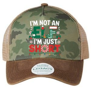 IM Not An Elf Im Just Short Funny Christmas Matching Family Legacy Tie Dye Trucker Hat