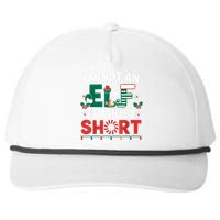 IM Not An Elf Im Just Short Funny Christmas Matching Family Snapback Five-Panel Rope Hat