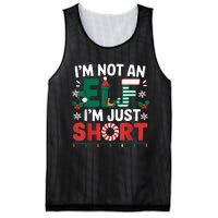 IM Not An Elf Im Just Short Funny Christmas Matching Family Mesh Reversible Basketball Jersey Tank