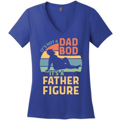 It's Not A Dad Bod It's A Father Figure Gift Women's V-Neck T-Shirt