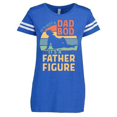 It's Not A Dad Bod It's A Father Figure Gift Enza Ladies Jersey Football T-Shirt