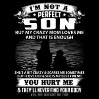 IM Not A Perfect Son But My Mom Loves Me And That Is Enough Cooling Performance Long Sleeve Crew