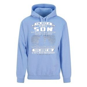 IM Not A Perfect Son But My Mom Loves Me And That Is Enough Unisex Surf Hoodie