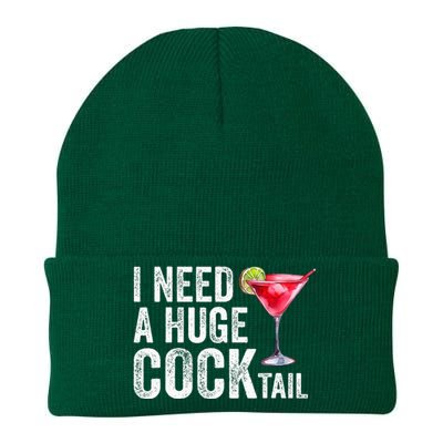 I Need A Huge Cocktail Funny Knit Cap Winter Beanie