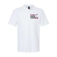 I Need A Huge Cocktail Funny Adult Humor Drinking Softstyle Adult Sport Polo