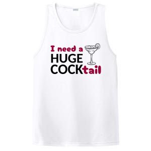 I Need A Huge Cocktail Funny Adult Humor Drinking PosiCharge Competitor Tank