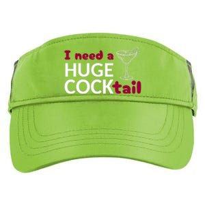 I Need A Huge Cocktail Adult Drive Performance Visor