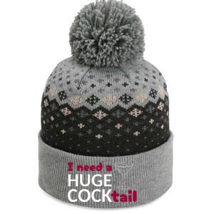 I Need A Huge Cocktail The Baniff Cuffed Pom Beanie