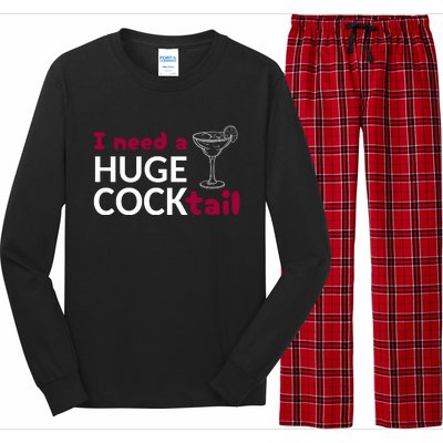 I Need A Huge Cocktail Long Sleeve Pajama Set