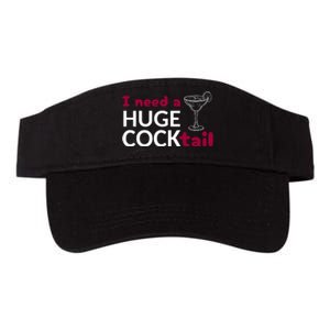 I Need A Huge Cocktail Valucap Bio-Washed Visor