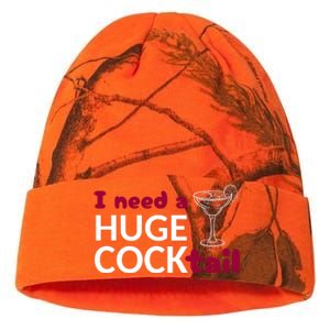 I Need A Huge Cocktail Kati Licensed 12" Camo Beanie