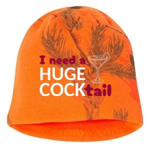 I Need A Huge Cocktail Kati - Camo Knit Beanie