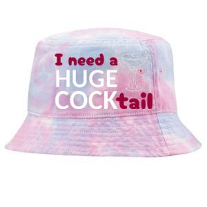 I Need A Huge Cocktail Tie-Dyed Bucket Hat