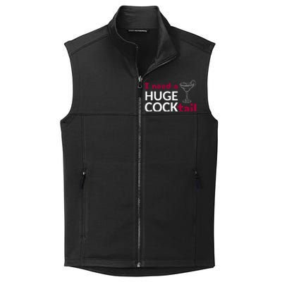 I Need A Huge Cocktail Collective Smooth Fleece Vest