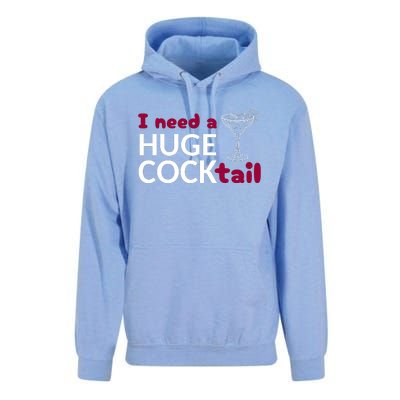 I Need A Huge Cocktail Unisex Surf Hoodie