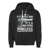 Its Not A Gun Meme Funny Its Not A Gun Garment-Dyed Fleece Hoodie