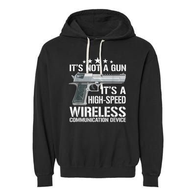 Its Not A Gun Meme Funny Its Not A Gun Garment-Dyed Fleece Hoodie