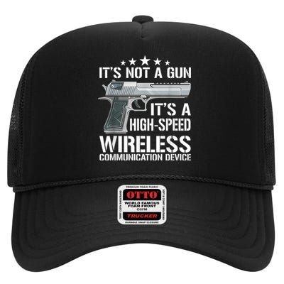 Its Not A Gun Meme Funny Its Not A Gun High Crown Mesh Back Trucker Hat