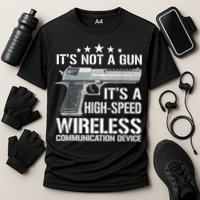 Its Not A Gun Meme Funny Its Not A Gun Performance Shirt