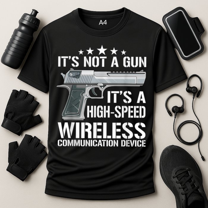 Its Not A Gun Meme Funny Its Not A Gun Performance Shirt