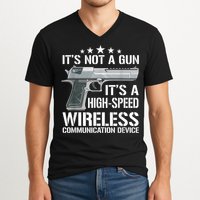 Its Not A Gun Meme Funny Its Not A Gun V-Neck T-Shirt